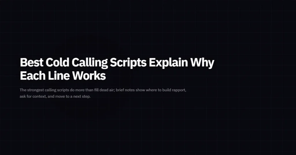 10 Cold Calling Scripts Digital Marketing Agencies Can Use to Win More Clients
