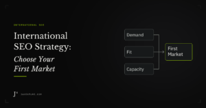 International SEO Strategy: Choose Your First Market