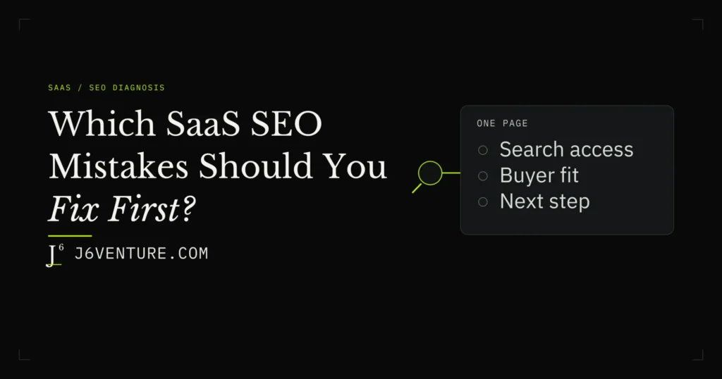 Which SaaS SEO Mistakes Should You Fix First?