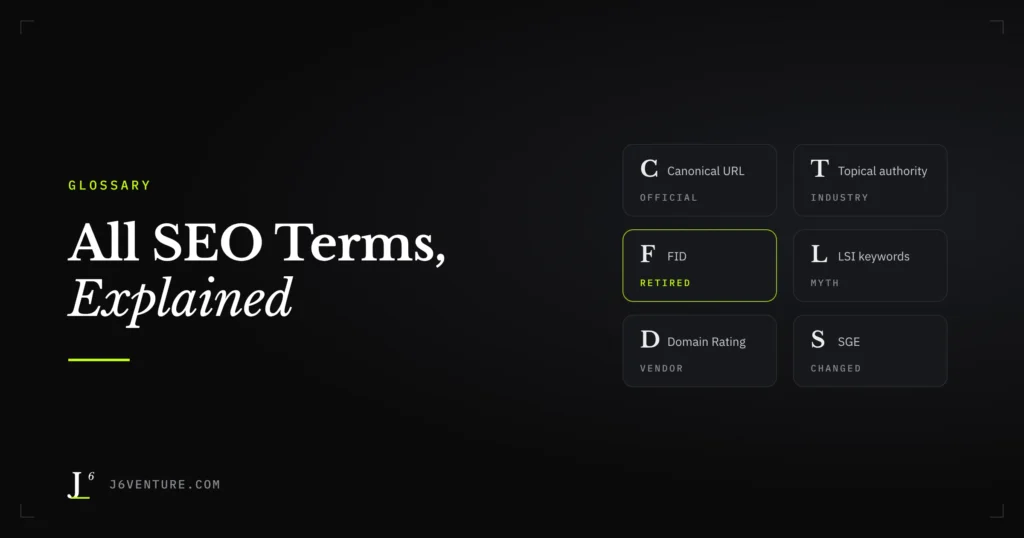 All SEO Terms, Explained: What’s Current, Changed, Retired, or Myth