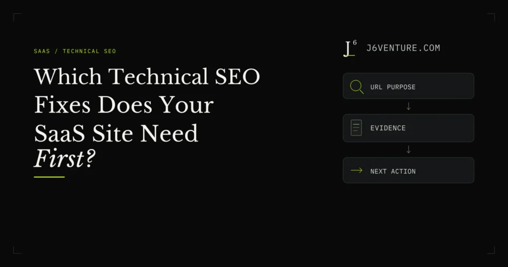 Which Technical SEO Fixes Does Your SaaS Site Need First?